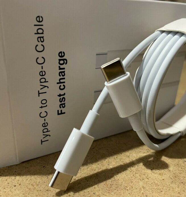 USB C to USB C Cable Type C Fast Charger Charging Cord For Macbook